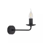 Szuper ajánlat TK Lighting LIMAL fali lámpa fém, fekete, E14 - TK-4611