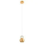 Redo AOBA függeszték fém, akril, arany, fehér, LED, 3000K, 8W, 518lm - 01-2693 Biztonságos vásárlás