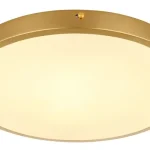 Rendeld meg most Globo TIBEY mennyezet lámpa fém, műanyag, sárgaréz, fehér, LED, 3000K, 22W, 1800lm - 12381-22