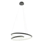Redo STORM függeszték fém, műanyag, fekete, fehér, LED, 3000K-4000K-6000K, 60W, 4544lm - 01-3378 Nézd meg most
