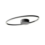 Redo LEO mennyezet lámpa fém, műanyag, fekete, fehér, LED, 3000K-4000K, 29W, 1501lm - 01-3334 Ne maradj le