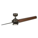 Szuper akció Elstead XETY ventilátor fém, műanyag, bronz, LED, 3000K, 10W, 1116lm - ELS-KLF-XETY-56-OZ