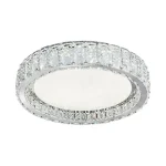 Népszerű Luxera ALLURIA mennyezet lámpa fém, kristály, króm, áttetsző, LED, 4000K, 30W, 2400lm - 62436