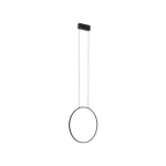 Nowodvorski CIRCOLO függeszték fém, fekete, LED, 3000K, 18W, 560lm - 10810 Expressz szállítás