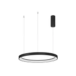 Prémium NovaLuce PERTINO függeszték fém, fekete, LED, 2700K, 48W, 2773lm - NL-9345689