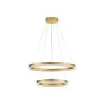 Prémium NovaLuce ADRIA függeszték fém, arany, LED, 3000K, 52W, 5684lm - NL-9530230
