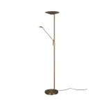 Trio BRANTFORD állólámpa fém, sárgaréz, LED, 2700K-3200K-4000K, 1x30W, 3500lm, 1x6.5W, 650lm - 425610204 Nézd meg most