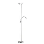 Trio SANTO II állólámpa fém, üveg, nikkel, fehér, LED, 3000K, 4x4.8W, 1800lm, 1x4,8W, 450lm - 421910207 Outlet