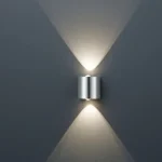 Trio WALES fali lámpa fém, nikkel, LED, 3000K, 2x3.1W, 620lm - 225510207 Biztonságos vásárlás