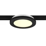 Trio CAMILLUS fényforrás 2-fázisú sínrendszerhez műanyag, fekete, fehér, LED, 3000K, 9W, 900lm - 76921032 Szezonális akció