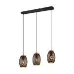 Trio BIDAR függeszték fém, fekete, E27 - R31573080 Szuper akció