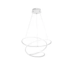 Szuper akció Trio BOLOGNA függeszték fém, fehér, LED, 4000K, 36W, 5100lm - R37051131