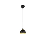 Outlet Trio PUNCH függeszték fém, arany, fekete, E27 - R30811032