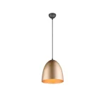 Trio TILDA függeszték fém, fekete, sárgaréz, E27 - R30661008 Szuper ajánlat