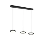 Trio TRAY függeszték fém, fekete, LED, 4000K, 3x10W, 3600lm - 340910332 Akciós ár