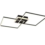 Trio ARRIBO mennyezet lámpa fém, fekete, RGB-LED, 3000K, 1x29W, 3250lm, 1x6.5W, 600lm - R62843132 Árengedmény