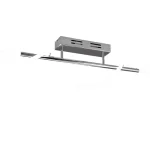 Népszerű Trio ARGOS mennyezet lámpa fém, műanyag, króm, fehér, LED, 4000K, 28W, 3500lm - R62361106