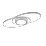 Olcsóbb Trio GALAXY mennyezet lámpa fém, szürke, LED, 3000K, 28W, 3400lm - R62991187
