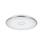 Trio OSAKA mennyezet lámpa fém, műanyag, fehér, króm, LED, 3000K-5500K, 91.5W, 11000lm - 678710006 Kedvezmény