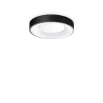 Végkiárusítás IdealLux PLANET PL D30 mennyezet lámpa fém, műanyag, fekete, fehér, LED, 3000K, 17W, 1600lm - 328140