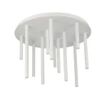 Vásárlói kedvenc Azzardo ILIOS mennyezet lámpa fém, akrill, fehér, LED, 3000K, 64W, 5120lm - 5755