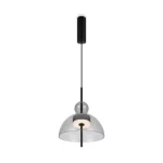 Utolsó esély Maytoni BANGKOK függeszték fém, üveg, fekete, áttetsző, LED, 3000K, 12W, 1200lm - MOD185PL-L11B3K1