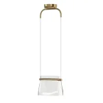 Népszerű Maytoni CABARET függeszték fém, üveg, sárgaréz, áttetsző, LED, 3000K, 8W, 850lm - MOD170PL-L8BS3K