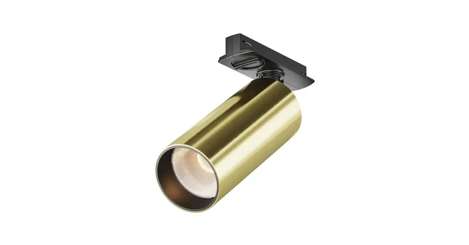 Szezonális akció Maytoni FOCUS fényforrás UNITY 1-fázisú sínrendszerhez fém, sárgaréz, fekete, LED, 3000K, 12W, 900lm - TR021-1-12W3K-W-BBS