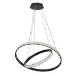 Újdonság Rabalux GRETE függeszték fém, akrill, fekete, fehér, LED, 3000K, 60W, 3450lm - 72259