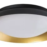 Rabalux HAFSA mennyezet lámpa fém, műanyag, fekete, arany, fehér, LED, 3000K, 20W, 1080lm - 71188 Végkiárusítás