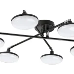 Újdonság Rabalux MADI mennyezet lámpa fém, műanyag, fekete, fehér, LED, 3000K, 24W, 2350lm - 71063