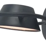 Rabalux ODISS fali lámpa fém, műanyag, fekete, fehér, LED, 3000K, 6W, 400lm - 71048 Végkiárusítás