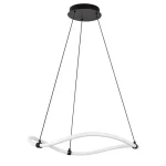 Rabalux SERENA függeszték fém, akrill, fekete, fehér, LED, 4000K, 34W, 3350lm - 72253 Expressz kézbesítés