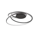 Trio NALA mennyezet lámpa fém, fekete, LED, 2300K-3000K-4000K, 57W, 6800lm - 644310132 Csak ma
