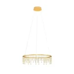 NovaLuce STELLAR függeszték fém, arany, LED, 3000K, 26W, 1980lm - 9186974 Vedd meg online