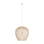 Nowodvorski HAITI függeszték fém, bambusz, fehér, natúr, E27 - 11164 Ajánlat
