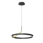 Utolsó esély Zuma Malu függeszték fém,akril,fekete,arany,LED,3000K-6000K,37W,4300Lm - ZU-MD3689-1M-3BGT