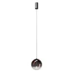 Outlet REDO IRIDES függeszték, fém, üveg, fekete, kávé, LED, 3000K, 7W, 463lm - 01-3968