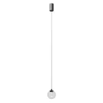 REDO IRIDES függeszték, fém, üveg, fekete, áttetsző, LED, 2700K, 3W, 199lm - 01-4085 Exkluzív ajánlat