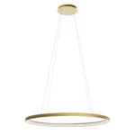 Szuper ajánlat REDO NOBU függeszték, fém, műanyag, arany, fehér, LED, 3000K-4000K, 100W, 6158lm - 01-3816