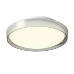 Outlet REDO ARCA mennyezetlámpa, fém, üveg, fehér, füstszín, LED, 3000K-4000K, 24W, 1050lm, IP44 - 01-3796