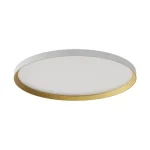 Népszerű REDO DAMA mennyezetlámpa, fém, fehér, arany, LED, 3000K-4000K-5000K, 50W, 4932lm - 01-3747-TRIAC