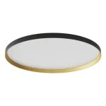 REDO DAMA mennyezetlámpa, fém, fekete, arany, LED, 3000K-4000K-5000K, 60W, 5631lm - 01-3752 Szezonális akció