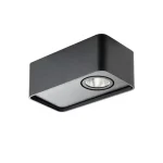 Szezonális akció REDO YUKI mennyezetlámpa, fém, fekete, LED, 3000K, 6.2W, 395lm - 01-3688