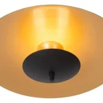 Szezonális akció Lucide VULCAN mennyezet lámpa fém,fekete,arany,LED,3000K,9W,900Lm - 30161/09/30