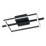 Népszerű Eglo AMANDOLO mennyezet lámpa fém, műanyag, fekete, fehér, LED, 17W, 2700K-6500K, 1900 Lm - 901115