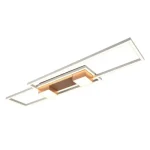 Trio ALBANY mennyezeti lámpa, fém, barna, fehér, LED, 37W, 4300lm, 2700K-6500K - Trio-647710465 Szuper ajánlat
