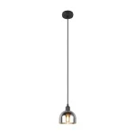 Trio MOLLY függeszték, fém, üveg, fekete, króm, E14 - Trio-R31861032 Csak ma