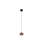 NovaLuce CONGA függeszték fém, akrill, fekete, barna, LED, 13W, 3000K, 922 Lm - NL-9002069 Akció