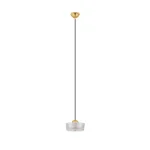 NovaLuce KEROS függeszték fém, akrill, arany, áttetsző, LED, 6W, 3000K, 394 Lm - NL-9695278 Szuper ajánlat